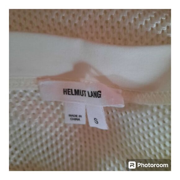 Helmut Lang Mesh Knit Sweater Top - Picture 2 of 5